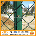 Basketball field PVC coated square wire mesh chain link fence